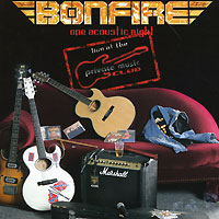 Bonfire One Acoustic Night Live At The Private Music Club (2 CD) Формат: 2 Audio CD (Jewel Case) Дистрибьюторы: Концерн "Группа Союз", EMI Music Publishing Ltd Россия Лицензионные инфо 4622l.
