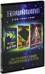 Hawkwind: Live 1984-1995 (3 DVD) Формат: 3 DVD (PAL) (Подарочное издание) (Keep case) Дистрибьютор: Концерн "Группа Союз" Региональный код: 0 (All) Количество слоев: DVD-5 (1 слой) Звуковые инфо 6048l.
